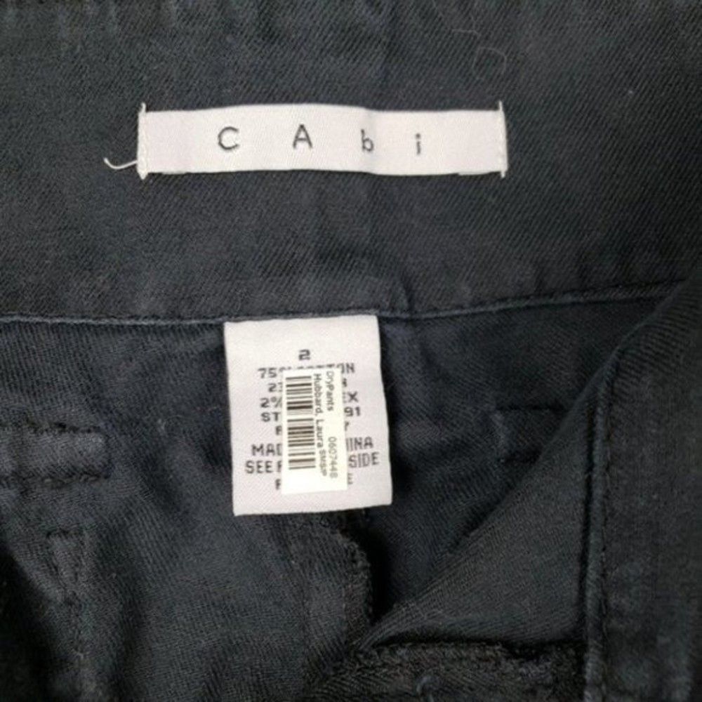 Cabi black cropped ankle pants size 2 - Picture 2 of 7